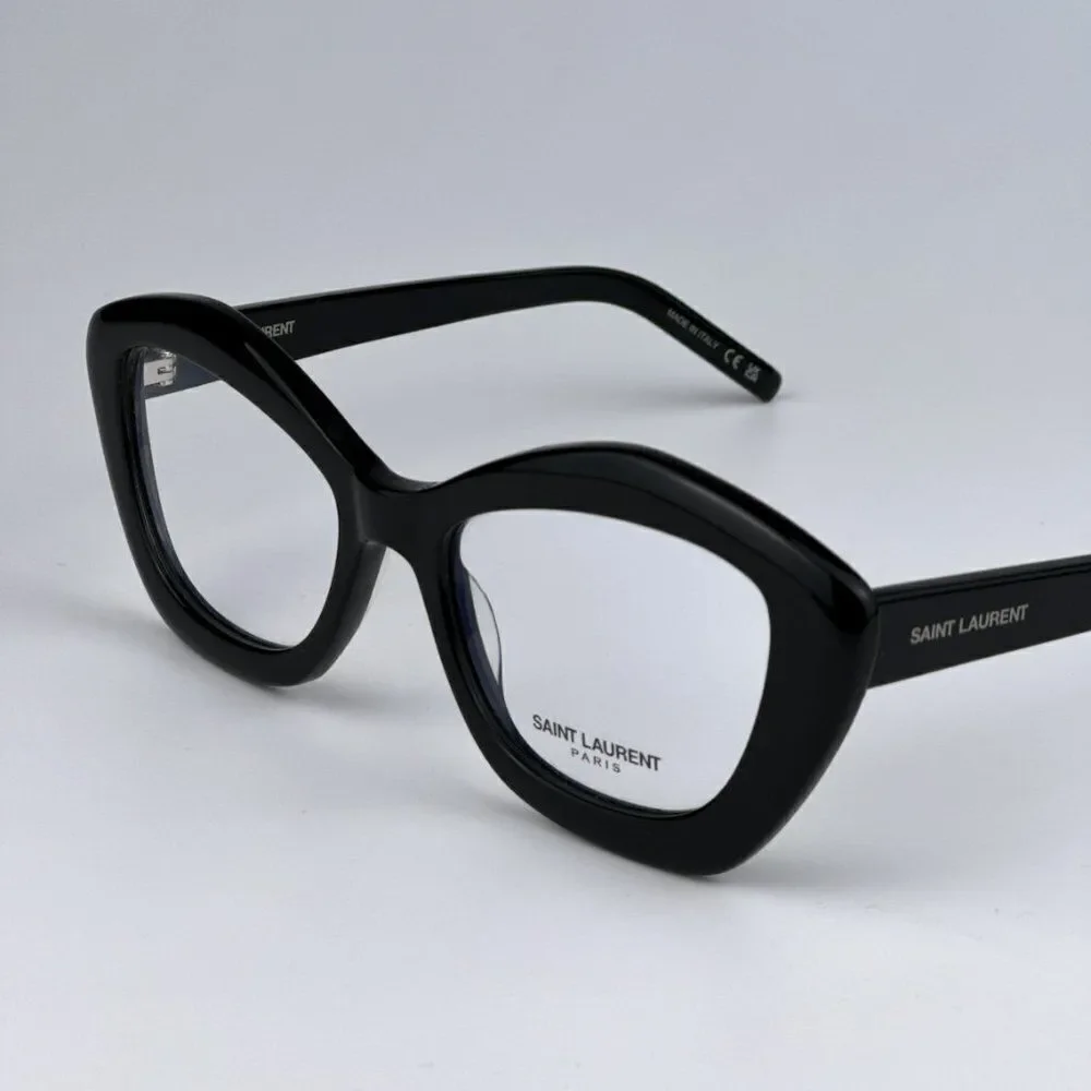 NEW Saint Laurent SL68 OPT 001 Black Cat Eye Women Eyeglasses